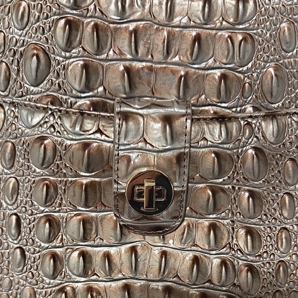 Brahmin Leia Crossbody Bag In Silver Lining Melbourne. NWT - Picture 11 of 16